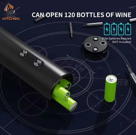 Electric Wine Opener Set with Aerator & Foil Cutter