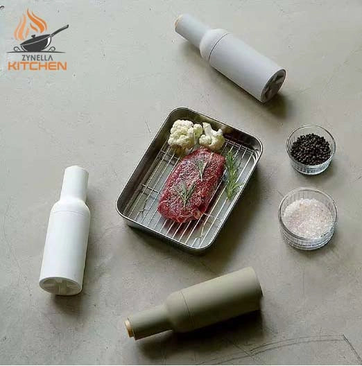 Electric Salt & Pepper Grinder – Automatic Battery-Powered Spice Mill