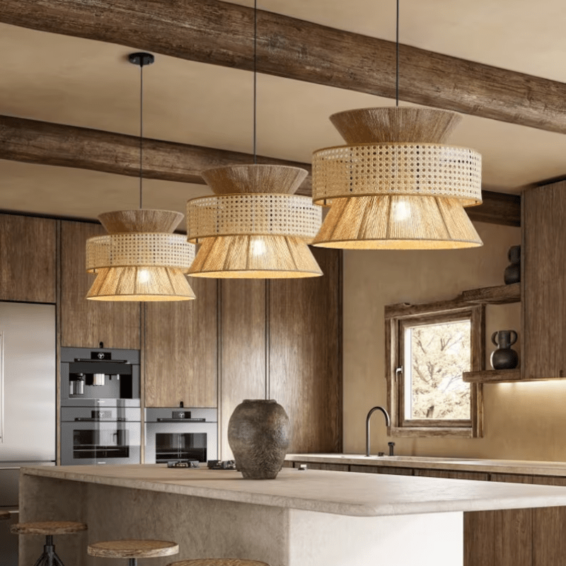 Zynella Hemp Rope Wabi Sabi Chandelier