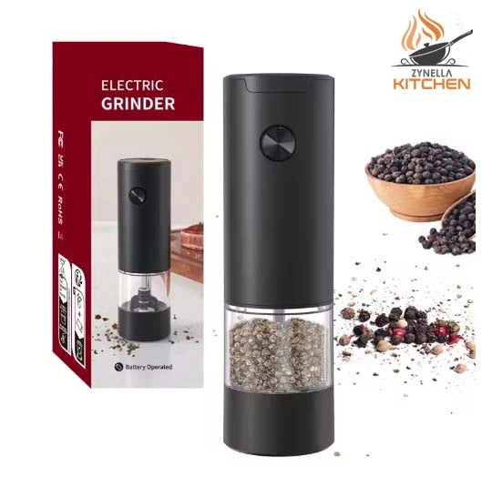 Electric Pepper Grinder – Automatic Salt & Spice Mill with Adjustable Coarseness