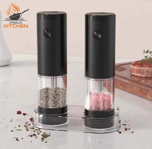 Electric Pepper Grinder – Automatic Salt & Spice Mill with Adjustable Coarseness