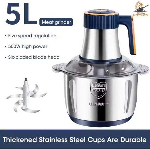 5L Electric Meat Grinder & Food Chopper