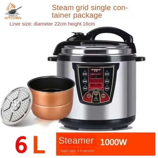 Electric Pressure Rice Cooker with Smart Reservation