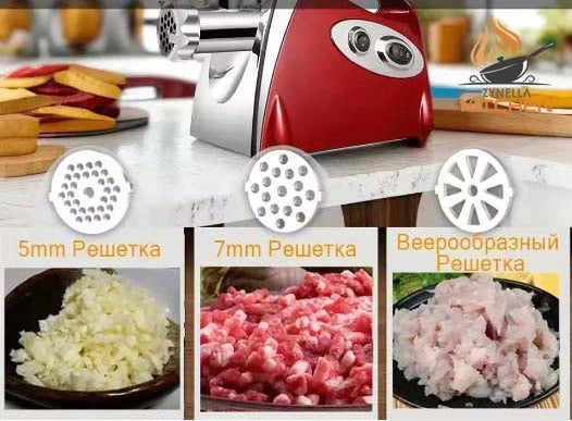 Zynella 2800W Electric Meat Grinder