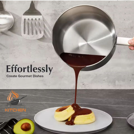 Zynella Stainless Steel Saucepan Set