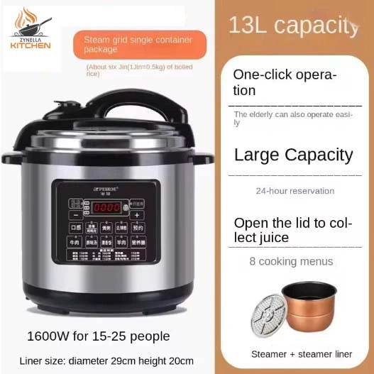 Electric Pressure Rice Cooker with Smart Reservation