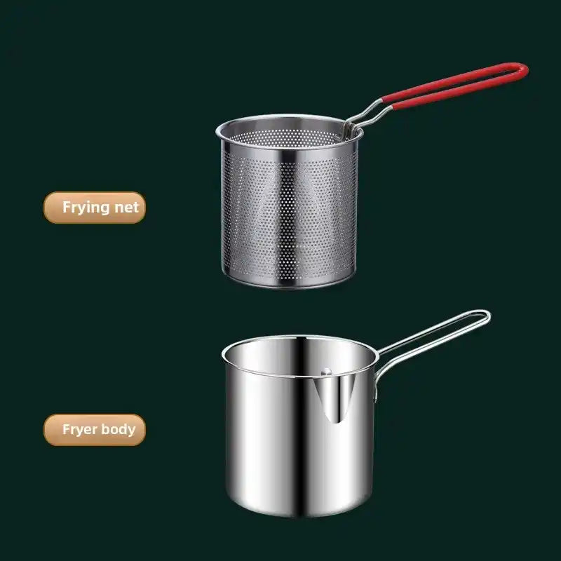 Zynella Stainless Steel Deep Fryer & Basket