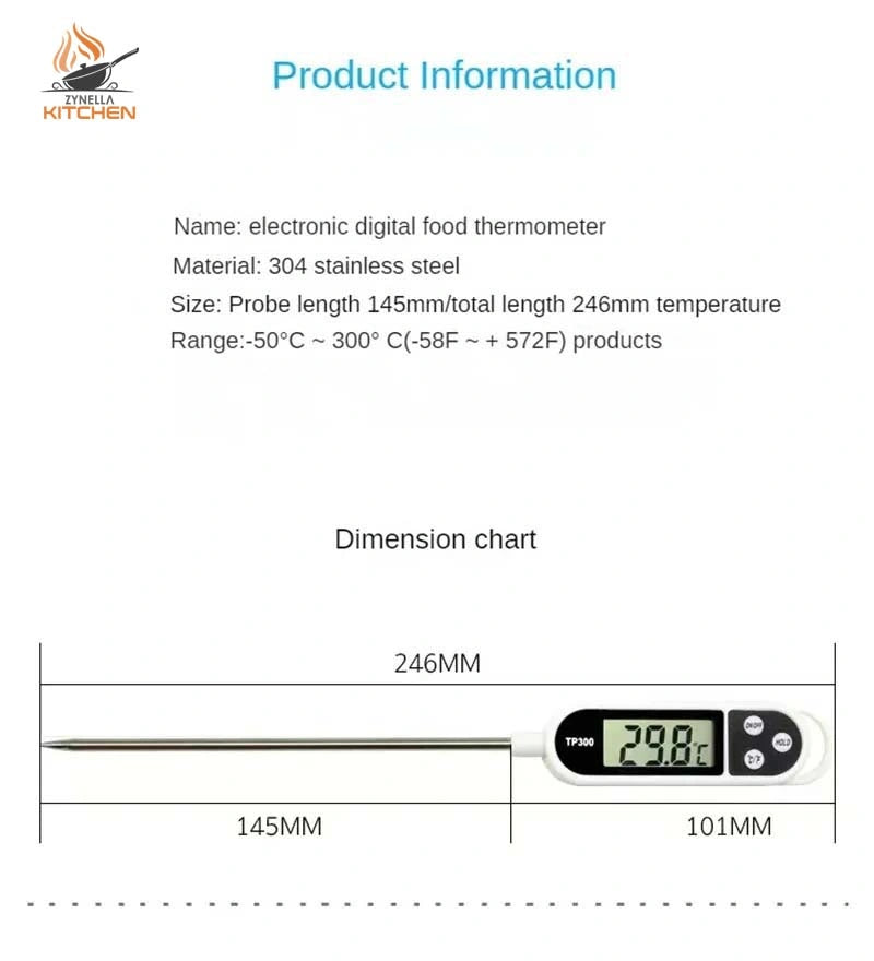 Zynella Digital Food Thermometer
