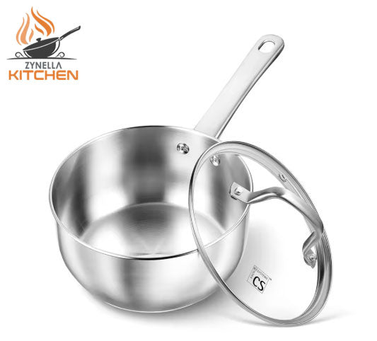 Zynella Stainless Steel Saucepan Set