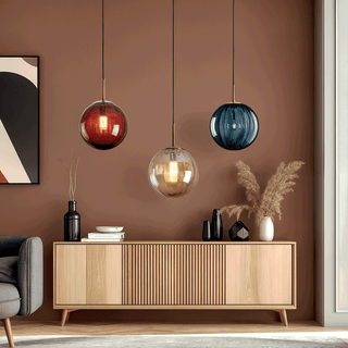 Zynella Bali Bubble Glass Pendants