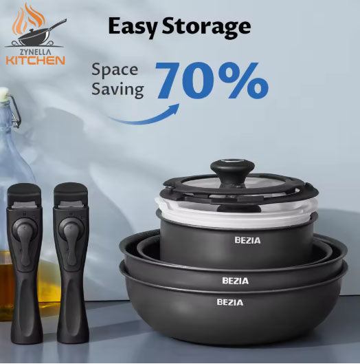 Zynella 13-Piece Non-Stick Induction Cookware Set