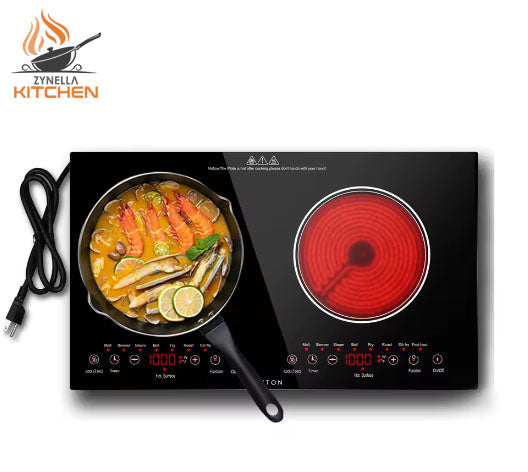 Zynella 24-Inch 2-Zone Ceramic Electric Cooktop