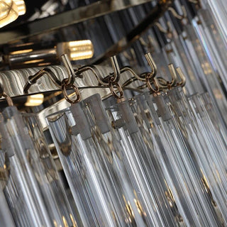 Eiffel Crystal Chandelier Modern Geometric Design
