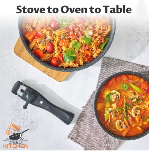 Zynella 13-Piece Non-Stick Induction Cookware Set