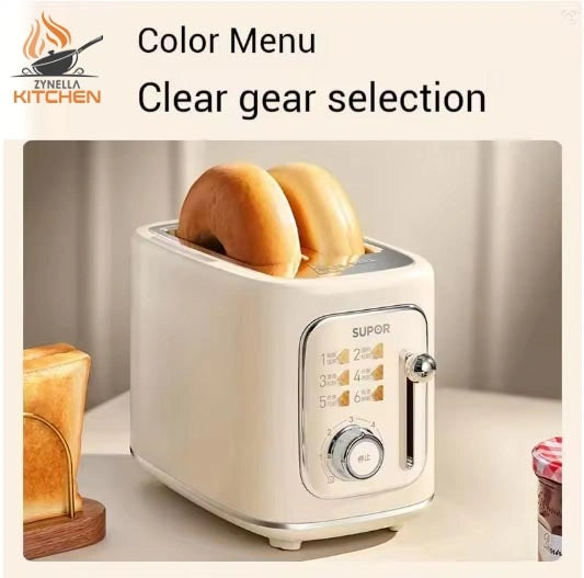 Zynella Fully Automatic 2-Slice Bread Toaster