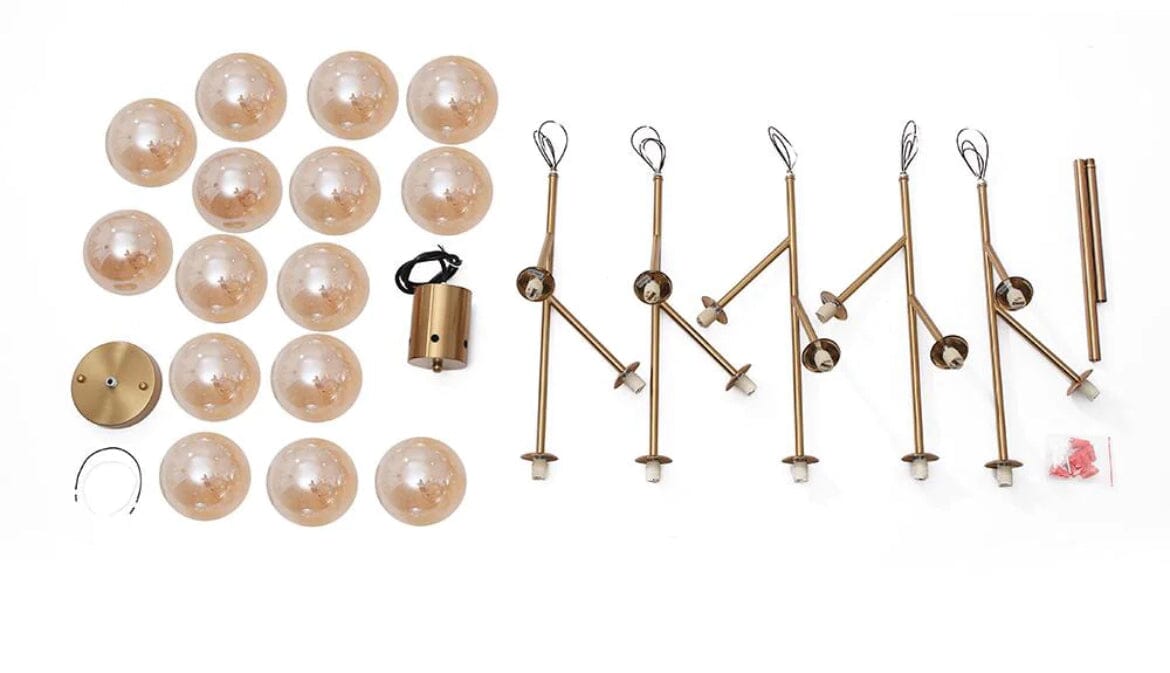 Flint Sputnik Rustic Chandelier