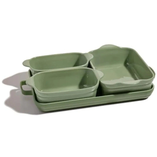 Zynella 5-Piece PFAS-Free Ceramic Bakeware Set