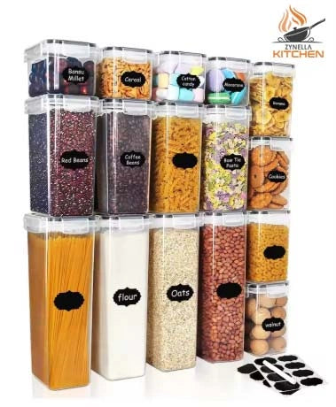 Zynella 6-Piece Closed Food Storage Containers Set