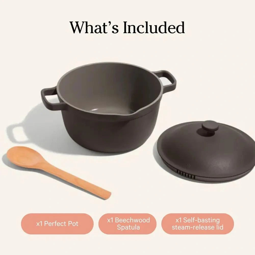 Zynella Ceramic Non-Stick Multi-Functional Pot – 5.5 Quart Healthy Cookware