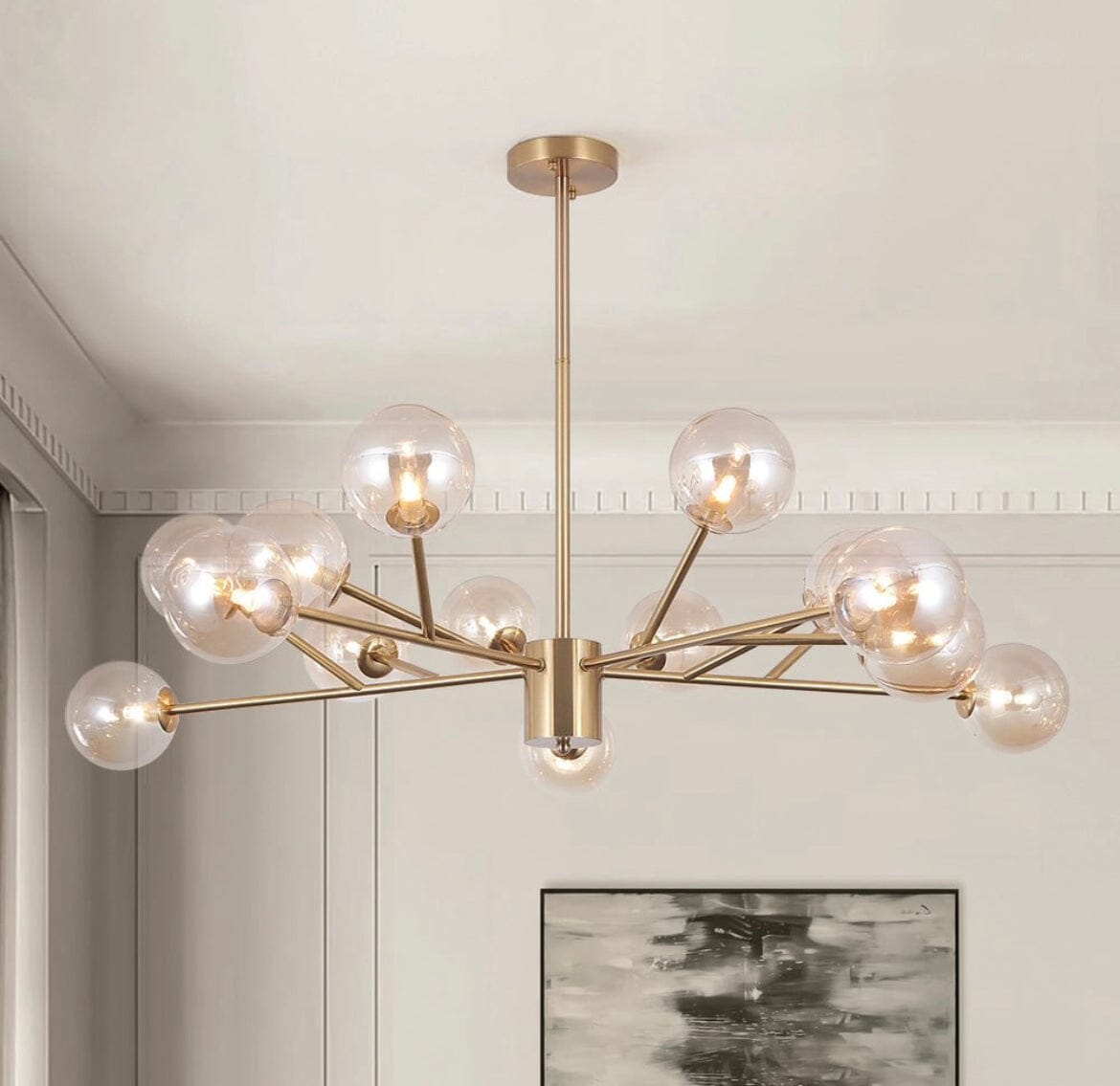 Flint Sputnik Rustic Chandelier