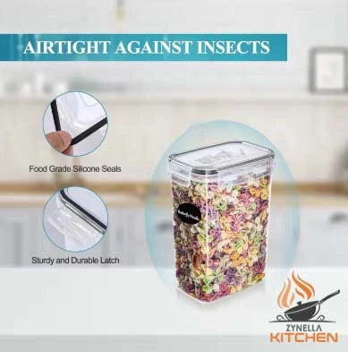 Zynella 6-Piece Closed Food Storage Containers Set