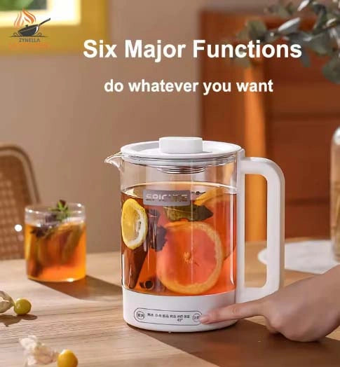 Glass Electric Tea & Health Kettle Variants: Blue, White