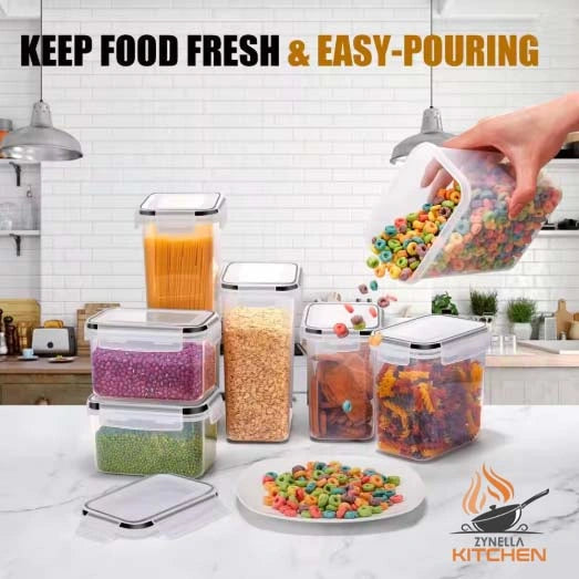 Zynella 6-Piece Closed Food Storage Containers Set