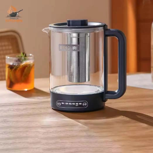 Glass Electric Tea & Health Kettle Variants: Blue, White