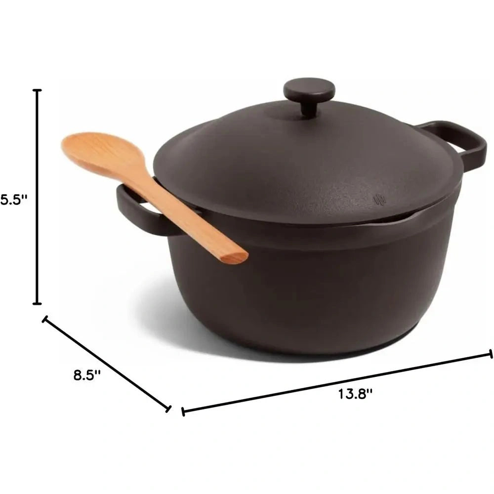 Zynella Ceramic Non-Stick Multi-Functional Pot – 5.5 Quart Healthy Cookware