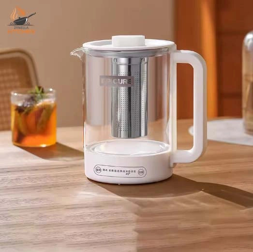 Glass Electric Tea & Health Kettle Variants: Blue, White