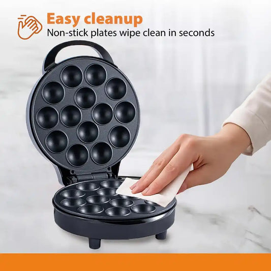 Zynella 14-Cake Pop Maker – 750W Non-Stick Electric Mini Oven