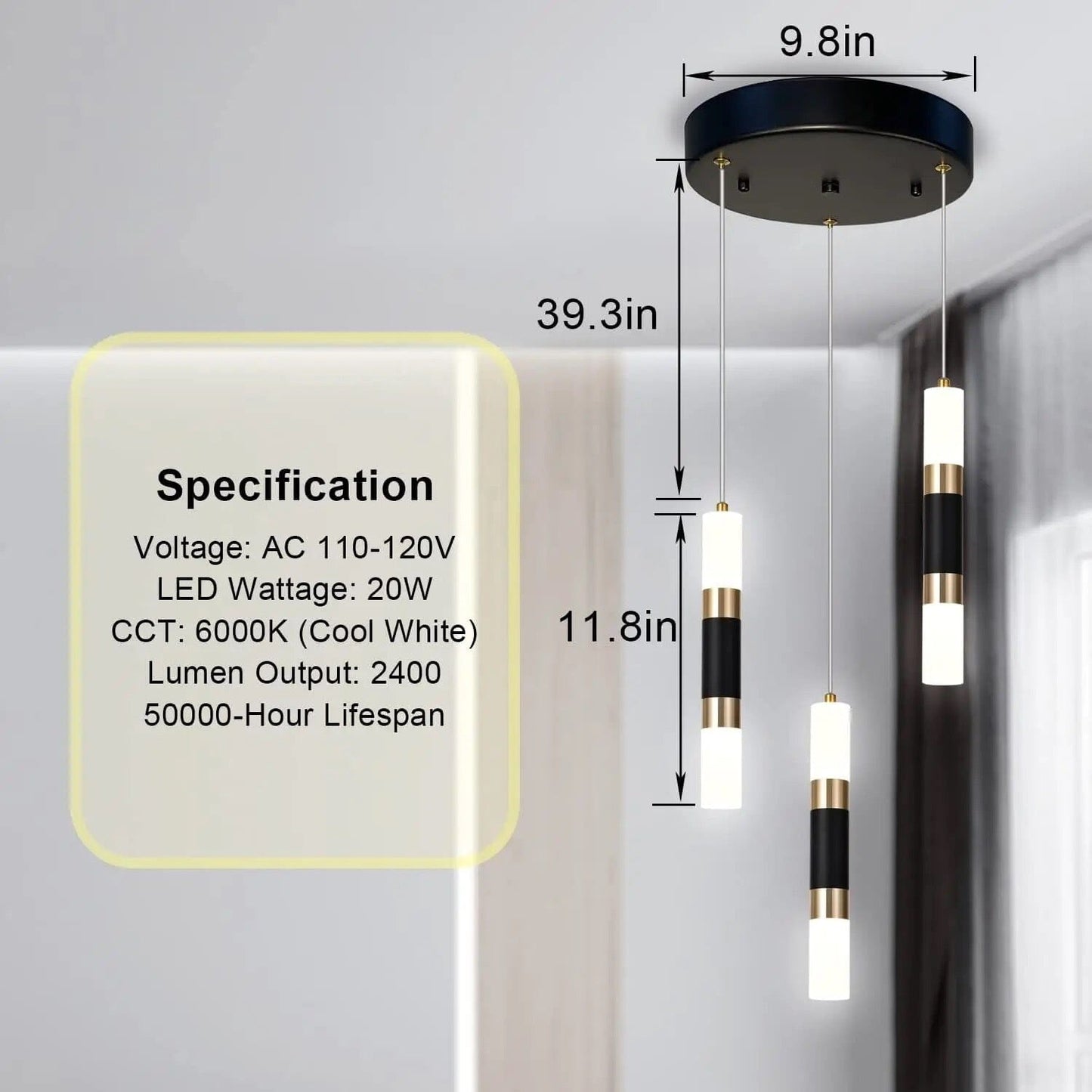 Camille Classic Pendant Chandelier