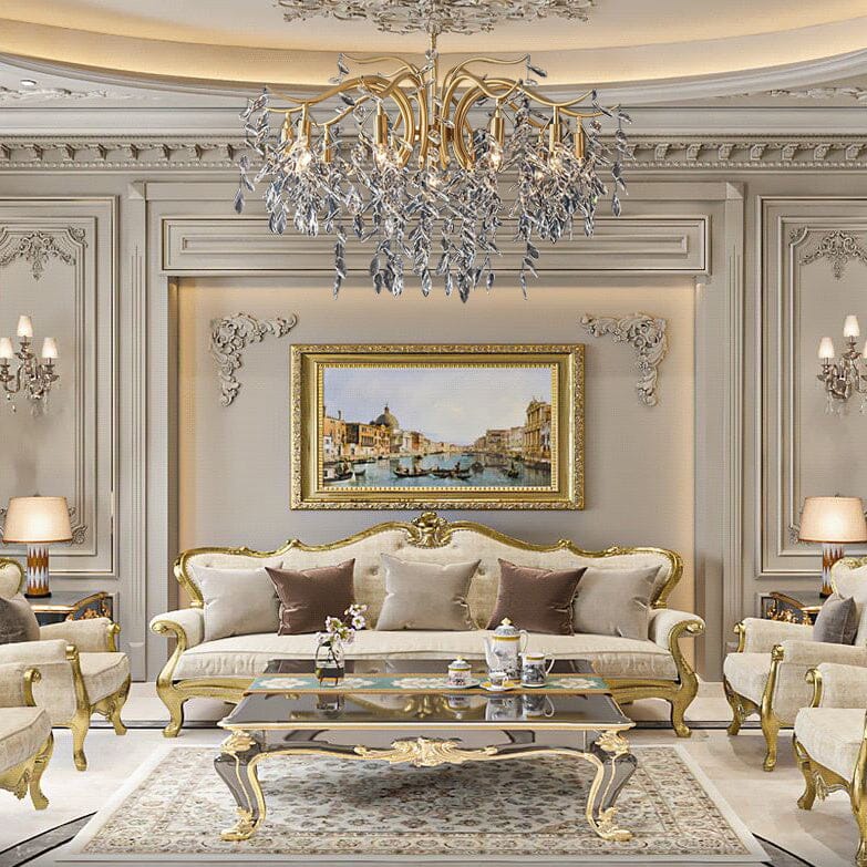 Flora Modern Crystal Chandelier