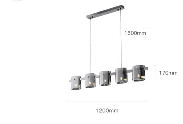 Houdini Long Modern Chandelier