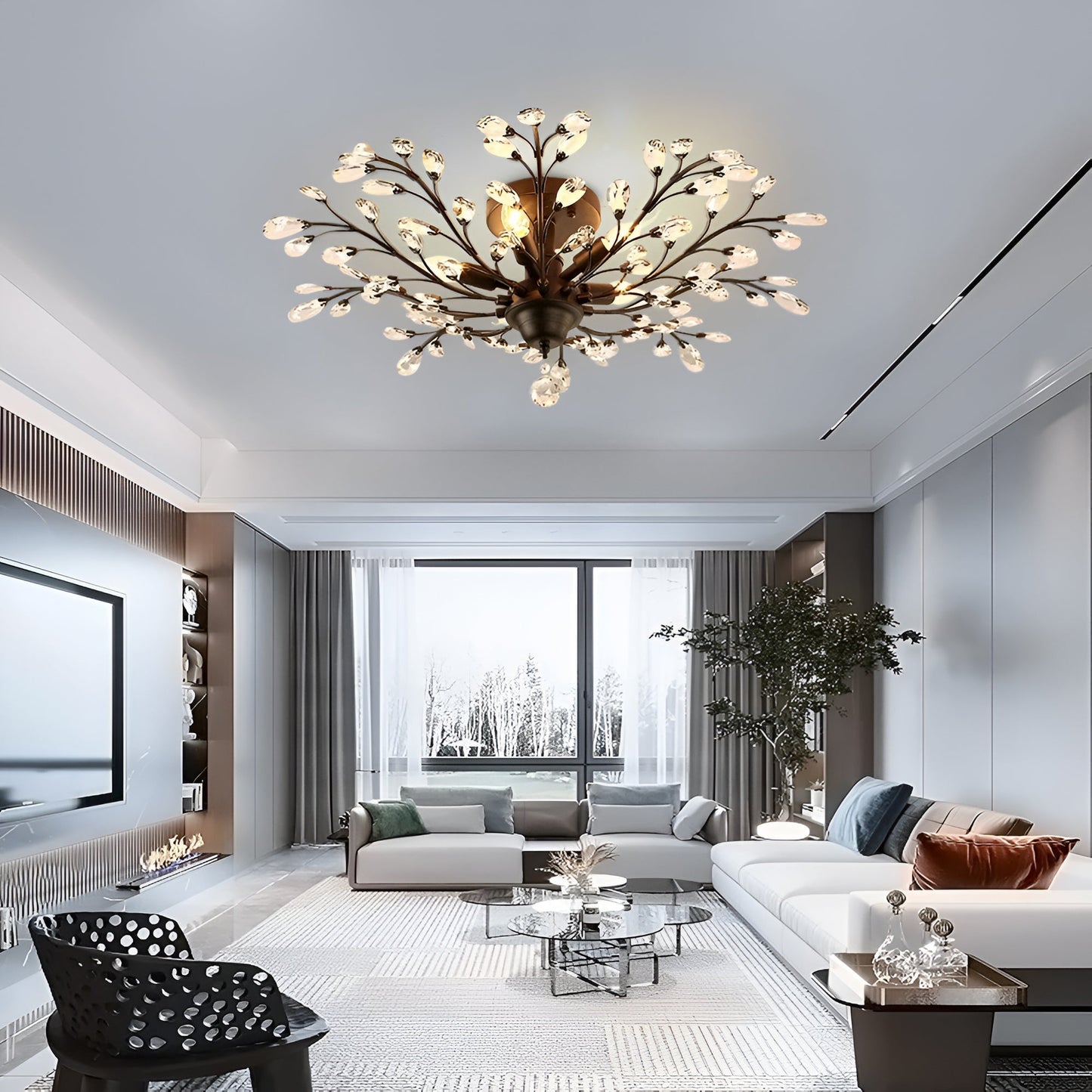 Flower Elegant Ceiling Light
