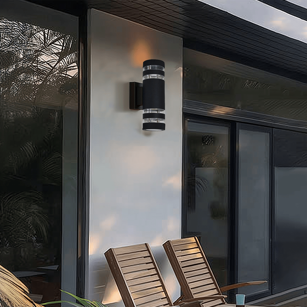 Beacon Dual-Head Outdoor Wall Light