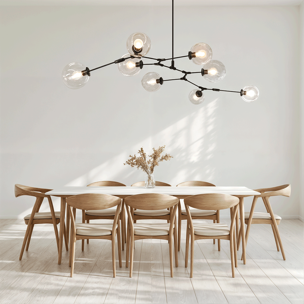 Customisable Derrick Modern Chandelier
