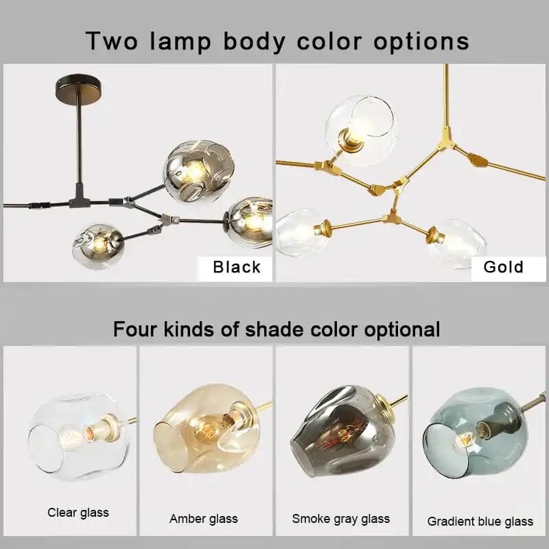 Customisable Derrick Modern Chandelier