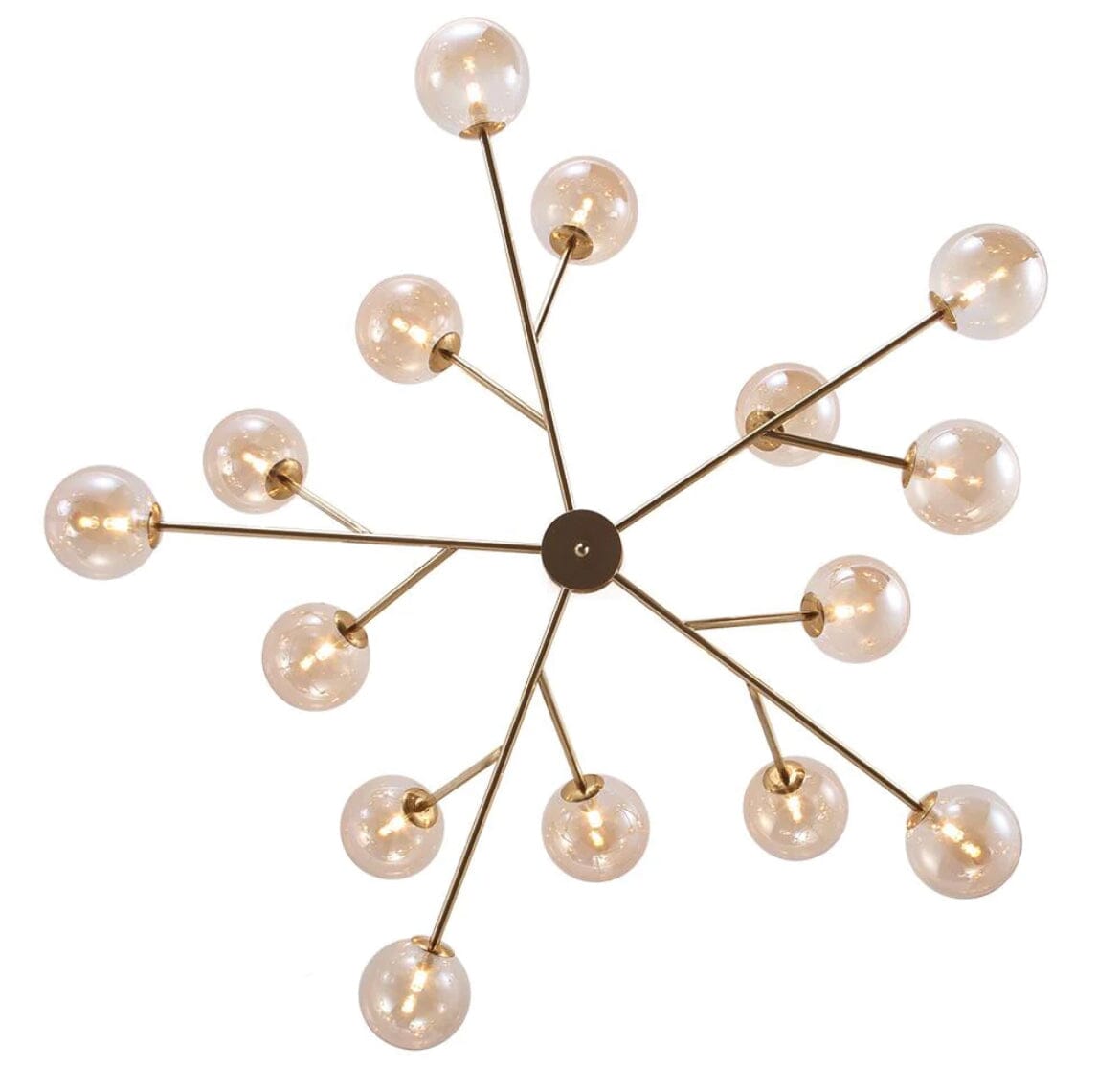 Flint Sputnik Rustic Chandelier