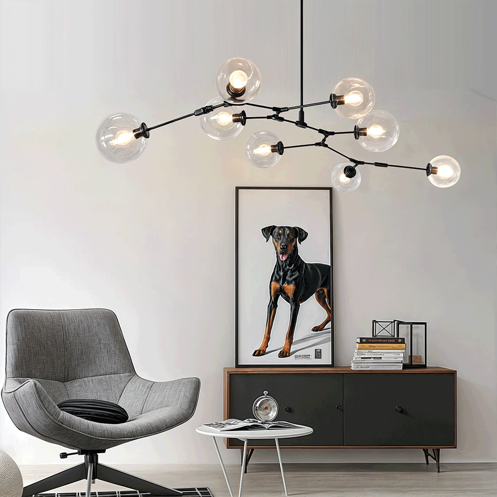 Customisable Derrick Modern Chandelier