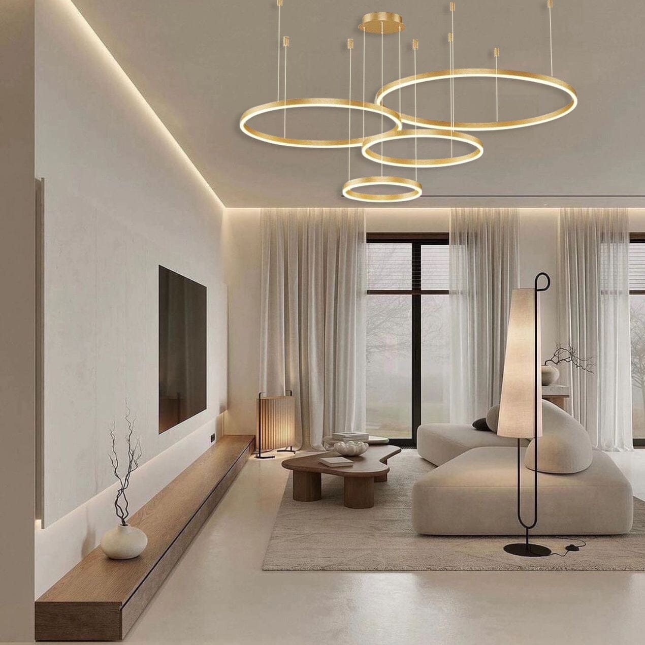 Circular Luna Modern Lamp