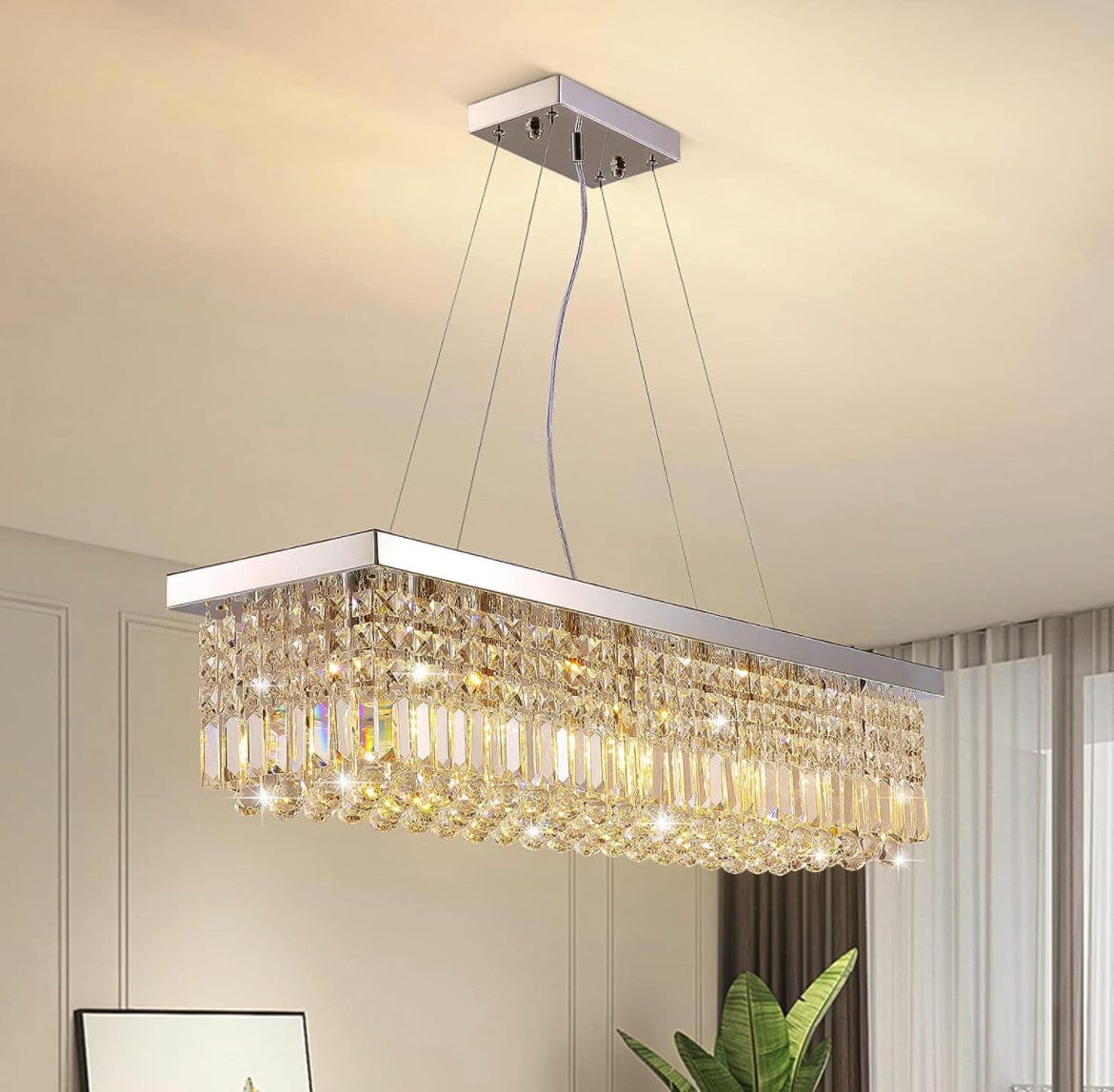 Crystal Prism Antique chandelier