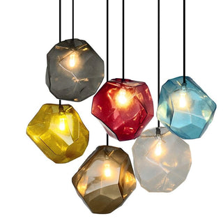 Prism Color Glass Chandelier