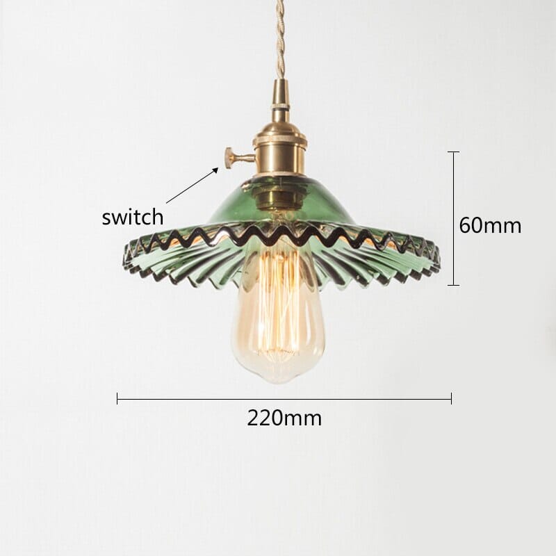 Braided York Glass Classic Pendant
