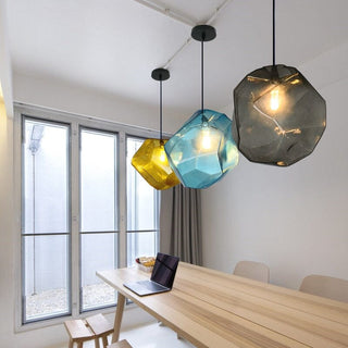 Prism Color Glass Chandelier