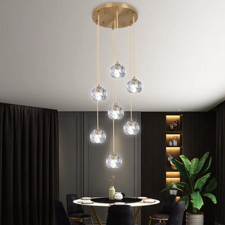 Elvi Crystal Modern Pendants