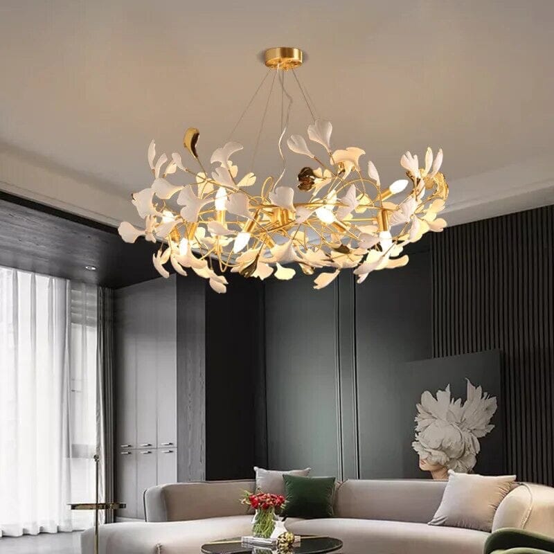 Ceramic Petal Luxury Chandelier