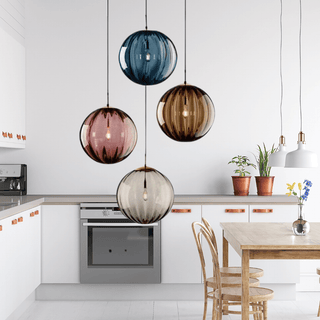 Zynella Bali Bubble Glass Pendants