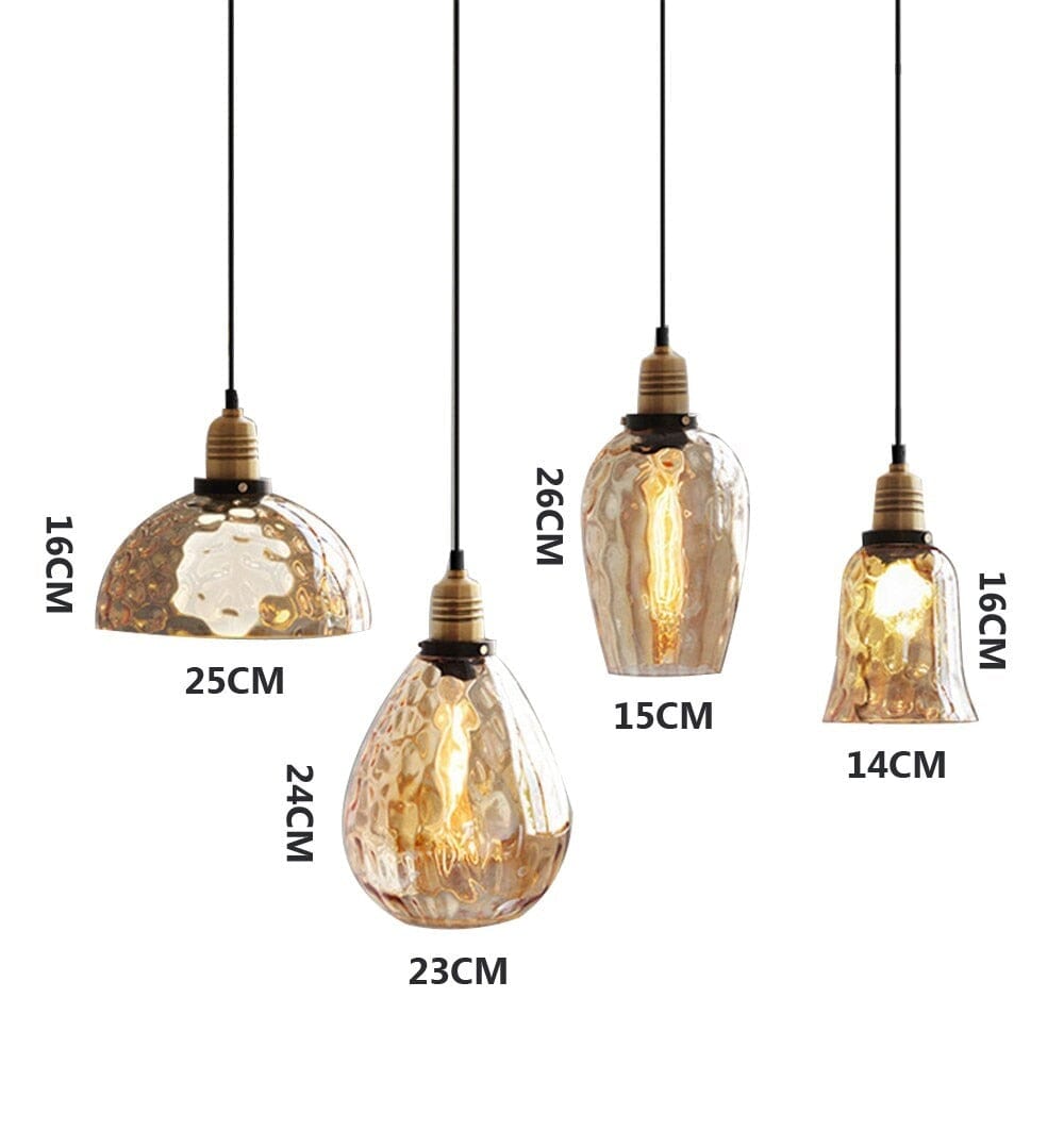 Zynella Smoky Glass Pendant