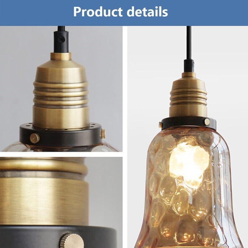 Zynella Smoky Glass Pendant